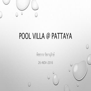 Pool villa cast study - ScaleUP Airbnb