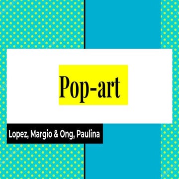 Pop art