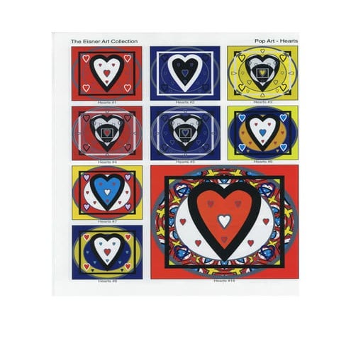 Pop Art Hearts