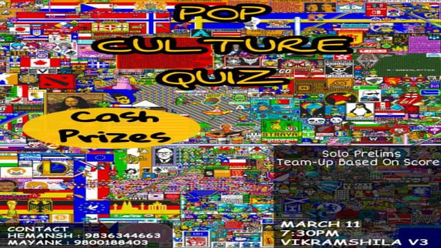 Pop Culture Quiz-Finals