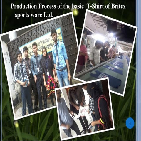 Production process of Britex Sportswear 