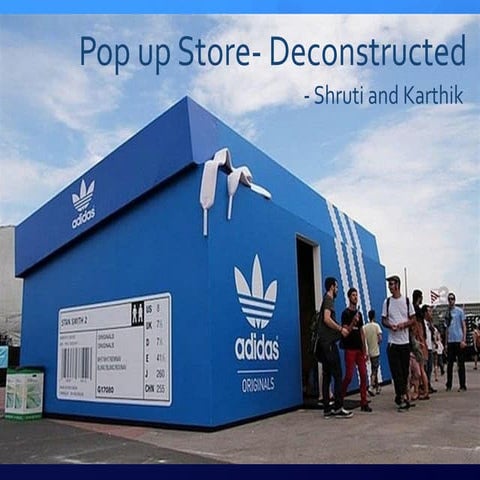 Pop Up stores deconstructed 