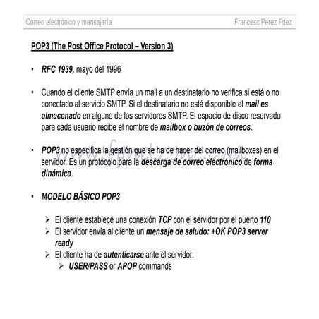 Post Office Protocol