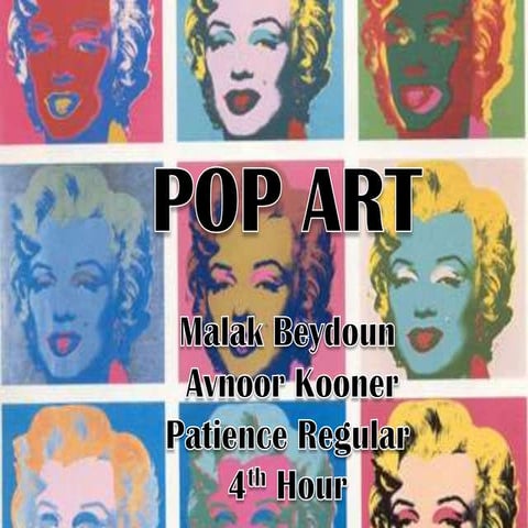 Pop Art--Final Project