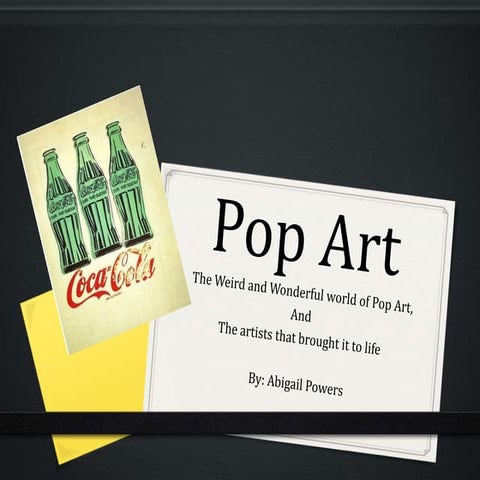 Pop art  grad school