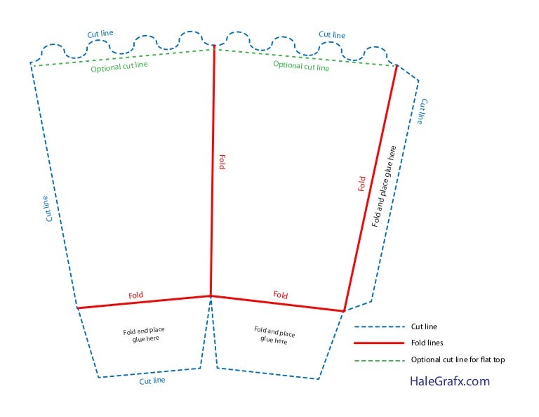 Popcorn boxcutfoldguide