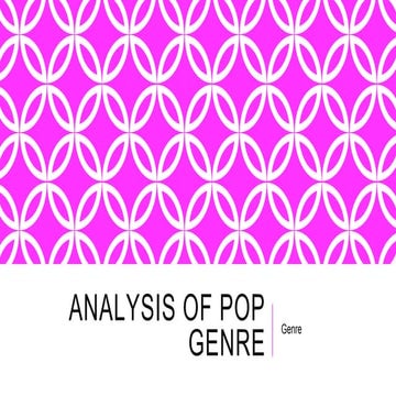 POP Genre Research | PPTX