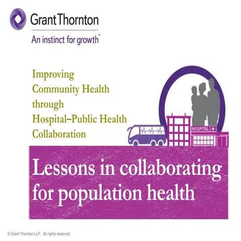 Lessons in collaborating for public health