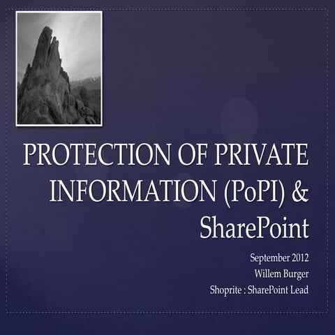 Popi and Sharepoint 2010