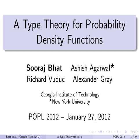 POPL 2012 Presentation