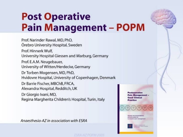 PostOp Pain Management postop-pain-management