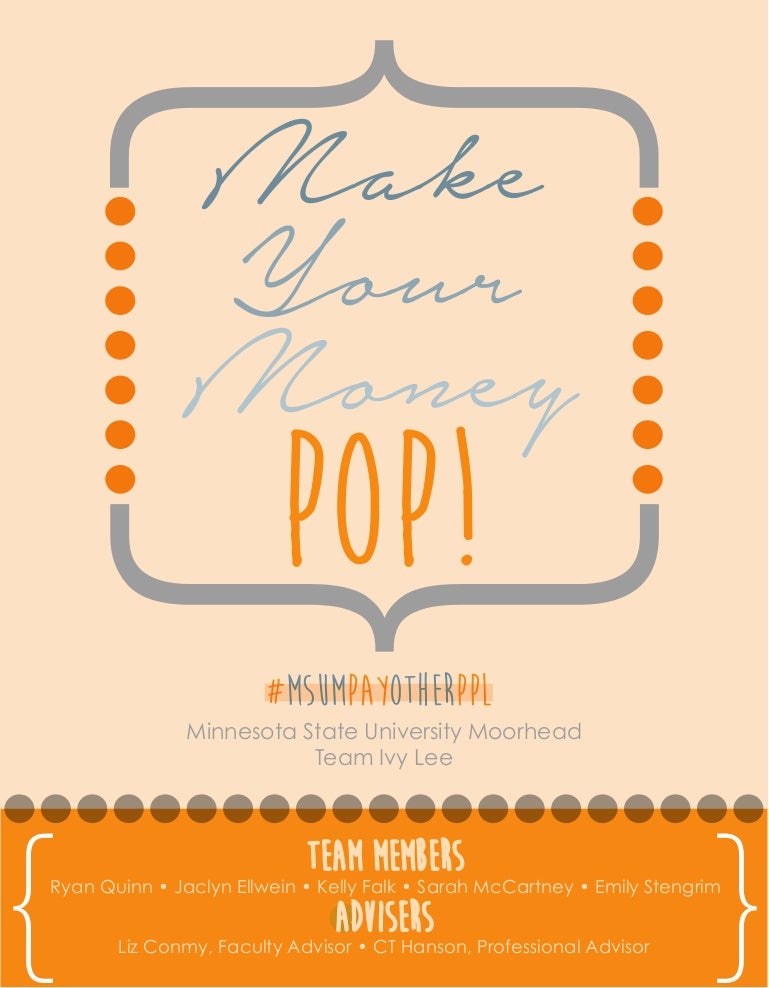Popmoney Public Relations Campaign - 