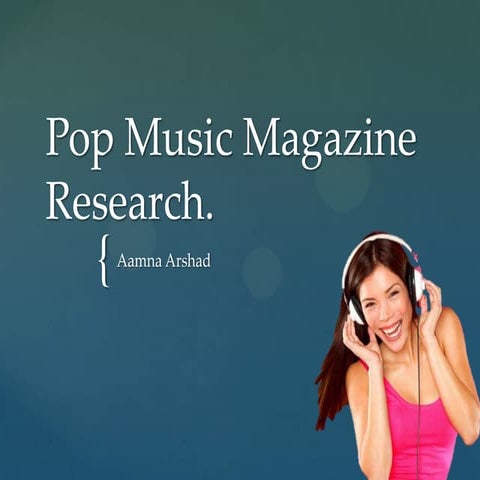 Pop music magazine research