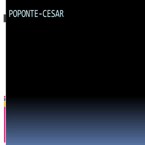 Poponte cesar