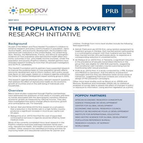The Population and Poverty Research Initiative