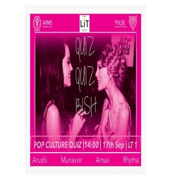 Pop Culture Quiz prelims 2018