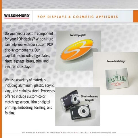 Wilson-Hurd POP Displays | PPS