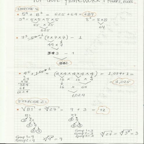 POP QUIZ HOMEWORK ROOTS, AND SHOW ME WHAT YOU KNOW ROOTS AND POWERS.