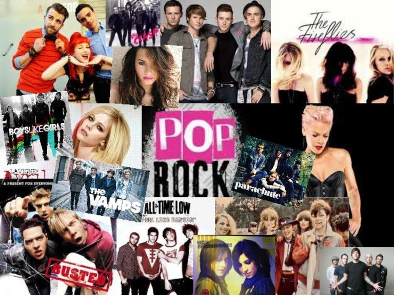 Pop rock moodboard