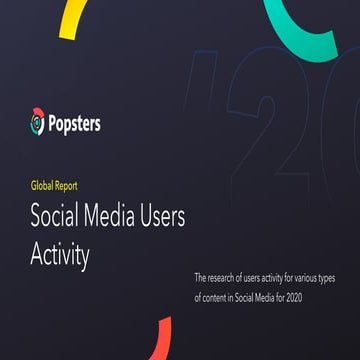 Social Media Users Activity Global Research