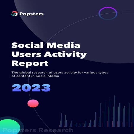 Social Media Users Activity Report 2023 | PDF