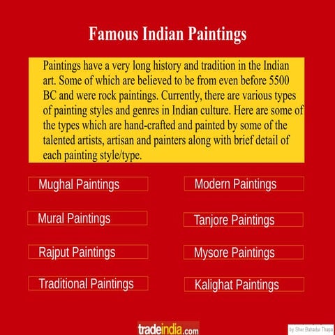 Famous Indian Paintings