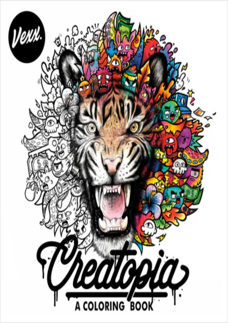 POPULAR EPUB Creatopia: A Coloring Book BY Vexx zip best popular