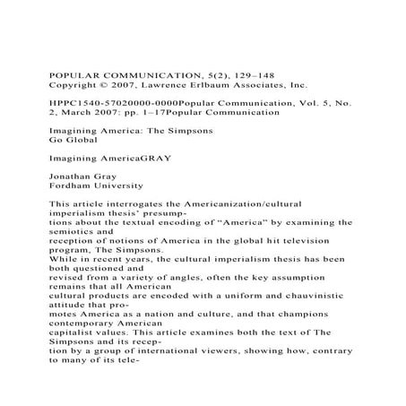 POPULAR COMMUNICATION, 5(2), 129–148Copyright © 2007, Lawren.docx