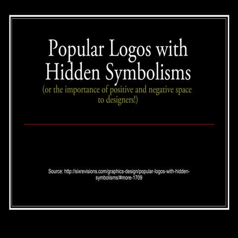 Popular logos with hidden symbolism