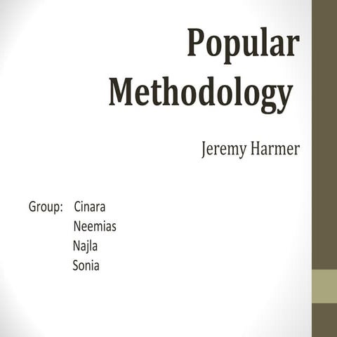 Popular methodology group