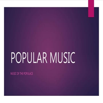 Popular music