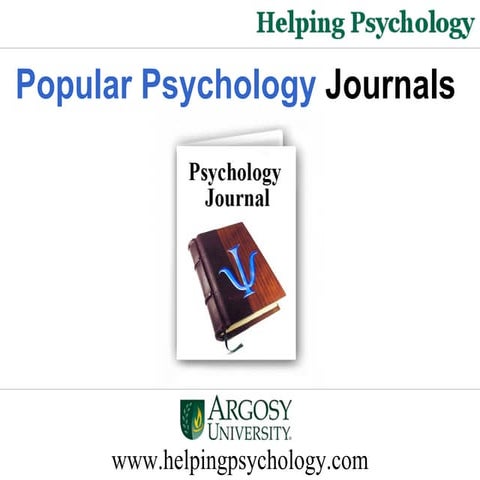 Popular Psychology Journals