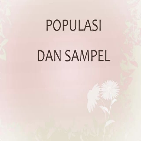 Populasi