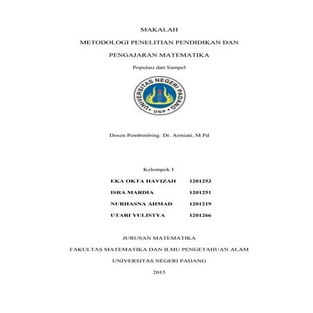 Populasi dan sampel makalah 4
