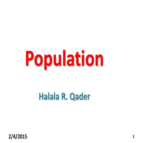 Population
