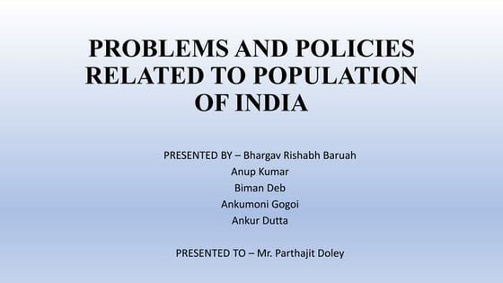 Population ppt | PPTX | Reproductive Health | Diseases and Conditions