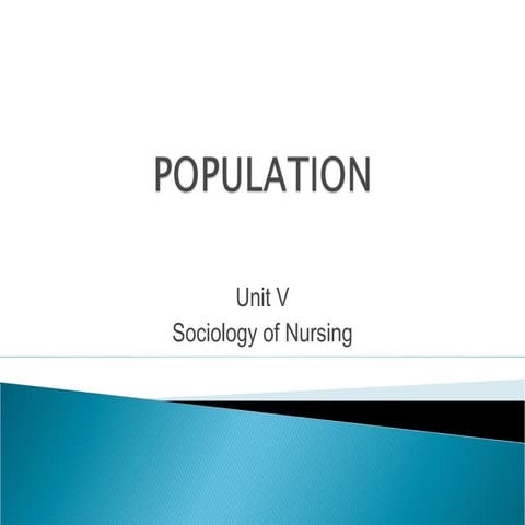 population and impact importance in sociology