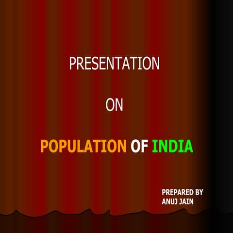 Population Of India