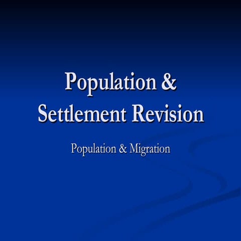 HHS Population Revision MrJ 2008