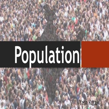 Population - India's Population