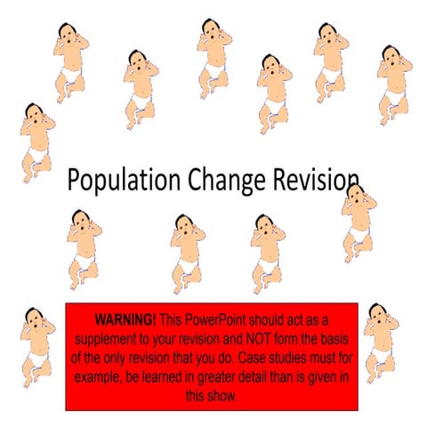 Population change revision