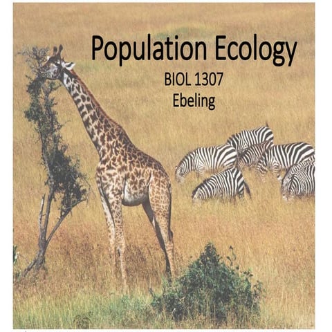 Population ecology