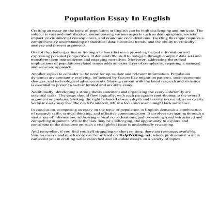 Population Essay In English.pdf