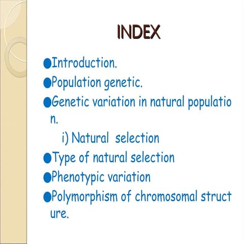 population genetic Seminar report(1).ppt