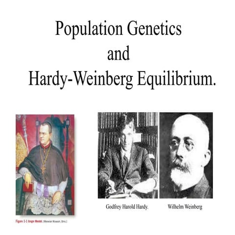 Population genetics