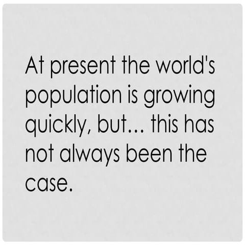 Population growth and demographic transition model