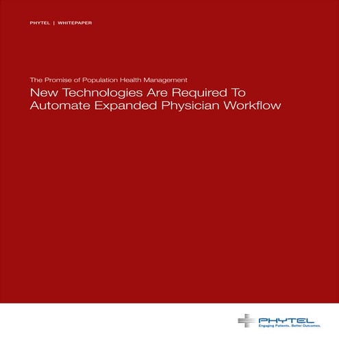 The Promise of Population Health Management