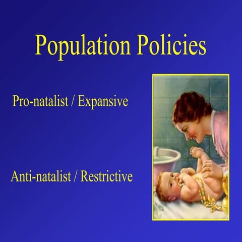 Population policies