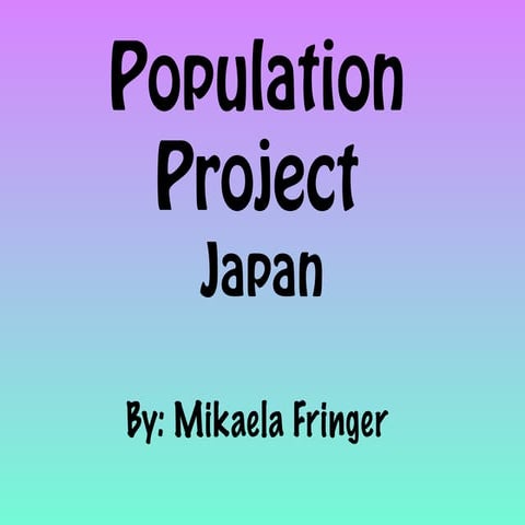 Population project