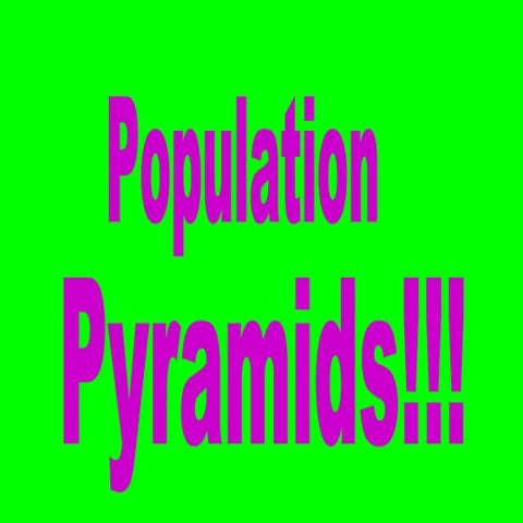 Population Pyramid Presentation